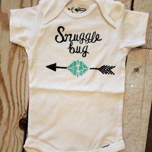 Arrow Rose Onesie "Snuggle Bug"